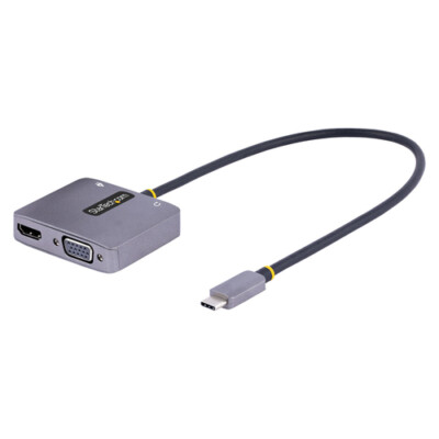 StarTech.com USB-C auf VGA/HDMI Adapter, USB Type-C auf VGA Multiport Adapter