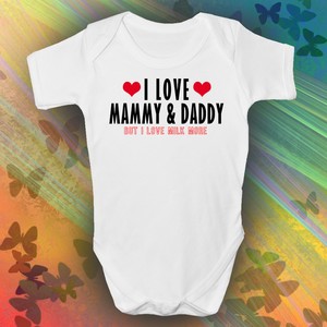 i love milk baby grow