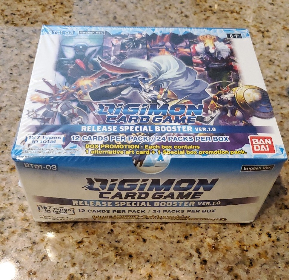 digimon release special booster box Digimon Card Game: Release Special Booster Box Ver.1.0