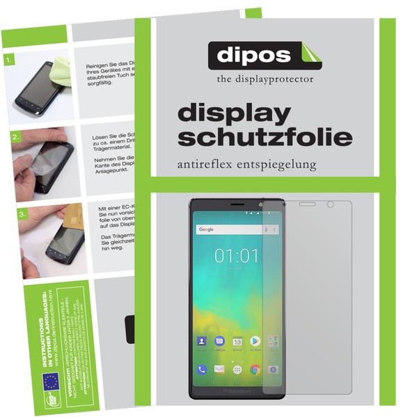 2X Schutzfolie FüR Blackberry Evolve Matt Displayschutzfolie Display Schutz-image