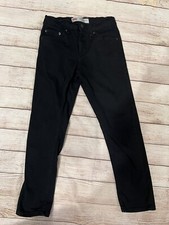 Levi's 502 Jeans Boys Black Size 10 Reg 25x25 Regular Taper Adjustable Waist