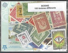 Bosnie 100 timbres différents