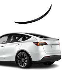 Glanz Schwarz Heckspoiler für Tesla Model Y Heckflügel Hecklippe ABS Material