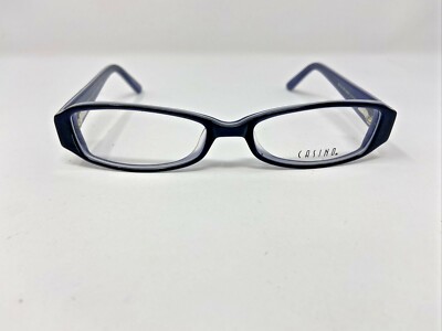 CASINO Eyeglasses Frames LUCY 50-16-135 Navy Full Rim ON58