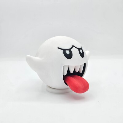 3D Printed Fidget Boo | A Charming Companion | BIG