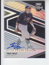 2020 Elite Extra Edition Trei Cruz Auto Tigers #73