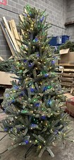 Balsam Hill Nantucket Blue Spruce Color+Clear Prefluffed Tree 6.5 Ft OPEN
