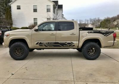 Toyota Tacoma 2016 - 2022 TRD SPORT 4X4 Bed and ROCKER PANEL Vinyl Decal Sticker