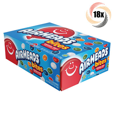 Full Box 18x Packs Airheads Original Fruit Assorted Chewy Candy Bites | 2oz