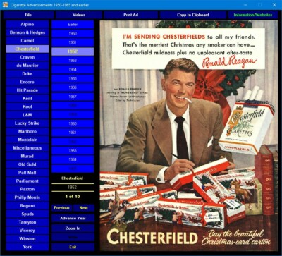 chesterfield cigarettes vs marlboro Cigarette Ads & TV Commercials DVD-ROM (Lucky Strike Pall Mall Marlboro  Camel)
