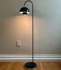 Vintage Verner Panton Style Flowerpot Floor Lamp Post Modern Mid Century Danish