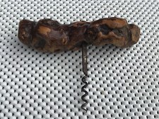 Bernard Sirrt  Wurzel-Holz Korkenzieher France Wein Flaschenöffner Sammeln