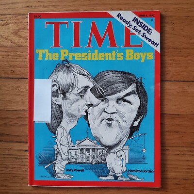 Time Magazine Jody Powell Hamilton Jordan Nixons Boys US Global Role June 6 1977