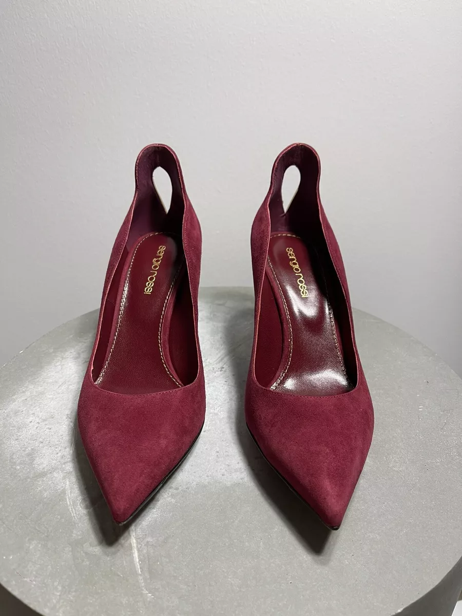 Sergio rossi cheap suede pumps