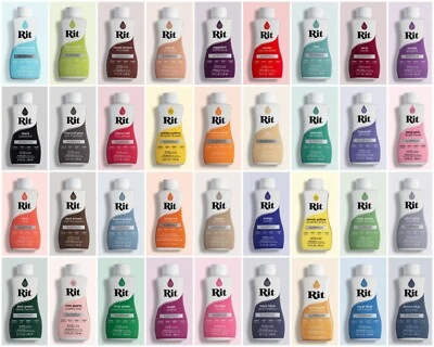 Rit Dye All Purpose Liquid Fabric Dye Cotton Linen Silk Clothing Shoes Natural - Image 1 of 4