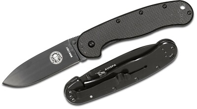 BRK Designed By ESEE Folding Knife 3.5'' D2 Tool Steel Blade GRN/Stainless Handle