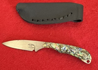 Jeff Cover Small Neck Knife, Ablaone, Kydex