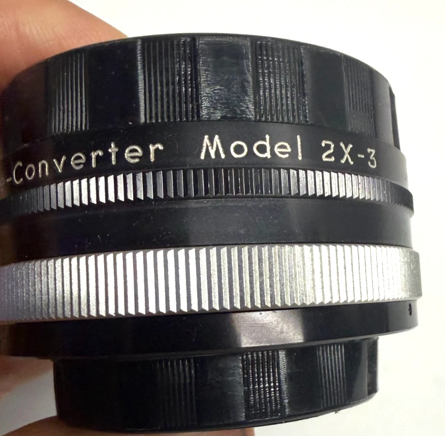Vintage  Nikon F Mount Vivitar Auto 2x Custom Tele-Converter Model 2X-3 - Image 4 of 4
