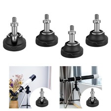Tripod Rubber Feet Anti Slip Stainless Steel Heavy Duty Accessory 3/8" Screw