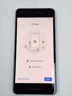 DEFECTIVE -  Google Pixel 2 - 64 GB - Blue - Unlocked - G011C - 12812