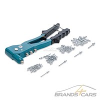 Bgs Diy BLINDNIETZANGEN-SET 2,4 / 3,2 / 4,0 / 4,8 Mm 250 Mm 65-Tlg. Nieten