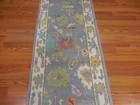 Turkish Oushak Rug,Modern Multicolored Area Rug,Handmade Bohemian Rug 2.3x6 Ft — photo 5