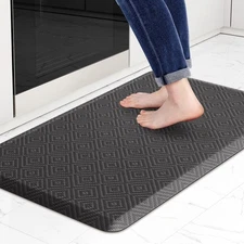 Mattitude Kitchen Mat Cushioned Anti-Fatigue Floor Mat Waterproof Non-Slip Ma...