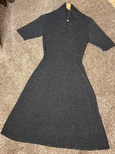 R&K Gray Grey Sweater Dress Midi Size L Half  Sleeve NWT So Cute!