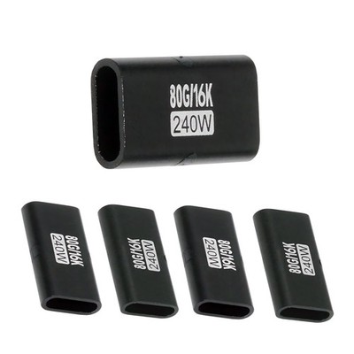 5pcs/lot USB5.0 80Gbps Female to Female Extension Adapter with 240W 16K 8K 5K