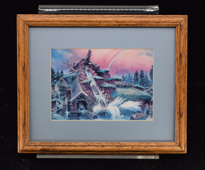 Disneyland 1988 Splash Mountain Dan Goozee Disney Gallery Framed