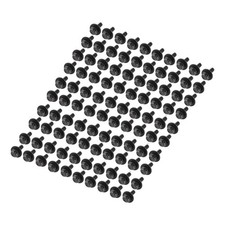 100 pc Car Body Bolts Screw Fastener M6 Hood Fender Bumper Rivet Retainer