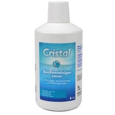 1,0 l Beckenreiniger sauer von Cristal - Poolreiniger für Pool Schwimmbad BAYROL