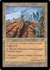 RUSH ENGLISH Tempête - Wasteland [EX] MTG magic TMP