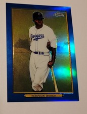 Jackie Robinson 2020 Topps Turkey Red 2020 #TR-20  Blue Chrome Refractor #08/50