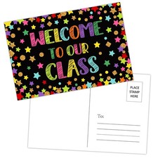 FaCraft 36Pcs Welcome Back to School Postcards for Students - Welcome to Our ...