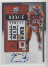 2020 Panini Contenders Optic Rookie Ticket Auto Curtis Weaver #185 Auto a8r