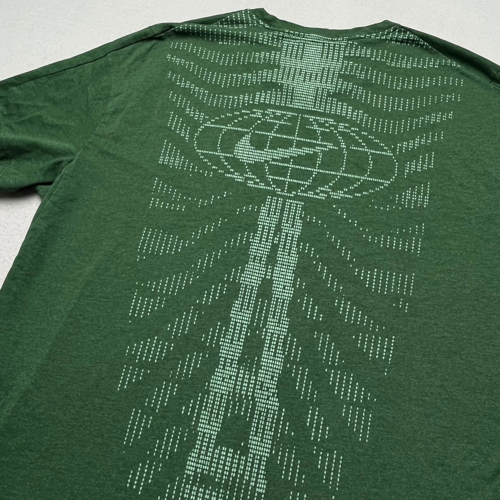 Nike Pro Dri-FIT Mens XL Dark Green Graphic Training T-Shirt DQ4866-341