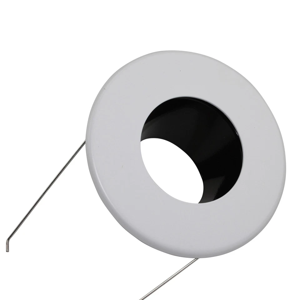 CAPRI LIGHTING 4" RECESSED LIGHT CEILING TRIM 2" PINHOLE BLACK CONE LG102; WHITE - Image 2 of 4