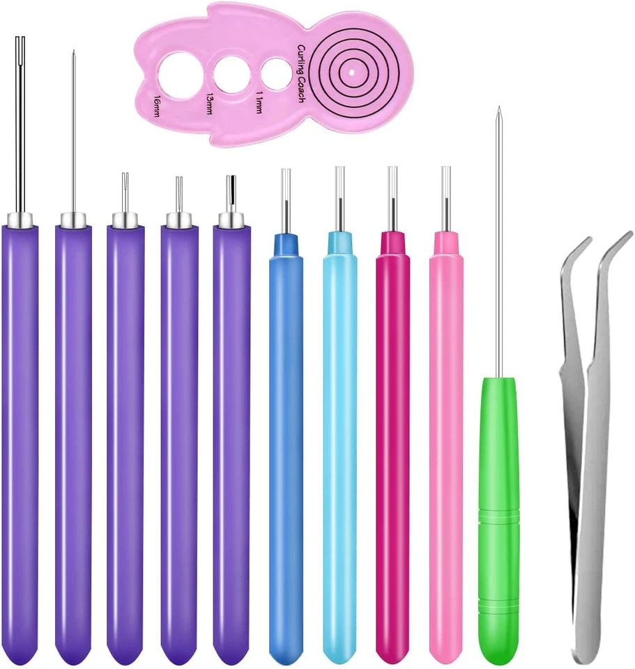 BRAND: YUNTOP 12 Pcs Paper Quilling Slotted Tool Curling Tools Kit Needle...