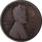 1914 D 1c Lincoln Wheat Cent ~ Good Details