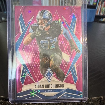 2025 Panini Phoenix - Aidan Hutchinson #21 Pink Hyper /299