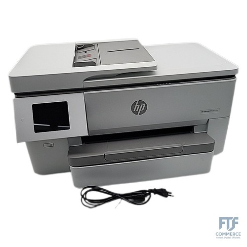 HPOfficeJetPro9720e-Multifunktionsdrucker-Papierfach verbogen,Schwarz fast leer
