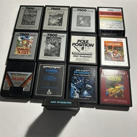 Atari 7800 2600 Game Lot-All Games Tested Great Assortment L@@k! Fun Package