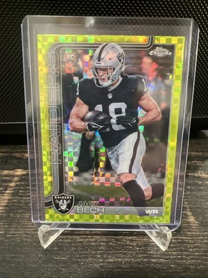 2025 Topps Chrome Jack Bech Rookie Lime Green X-Fractor Refractor RC #388
