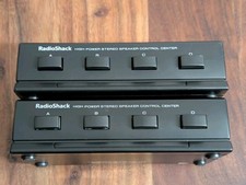 X2 RadioShack 4 Way Speaker Selector Switch Cat 40 244