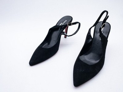 PHILLIP HARDY Damen Sandale Sandalette Slingpumps Leder Gr.38,5 EU Art. 38497-98