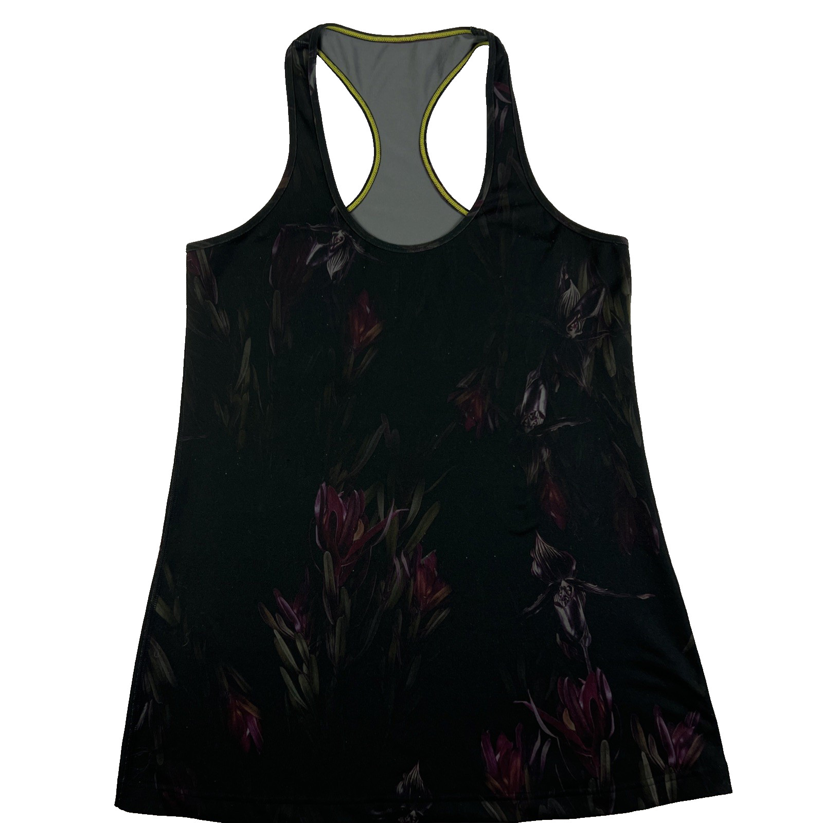 Lululemon Women's Floral Print Athletic Tank Top Racerback Size 12