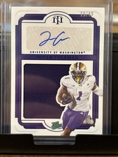 2025 Panini National Treasures - Silhouettes Signatures Jonah Coleman #110 /49