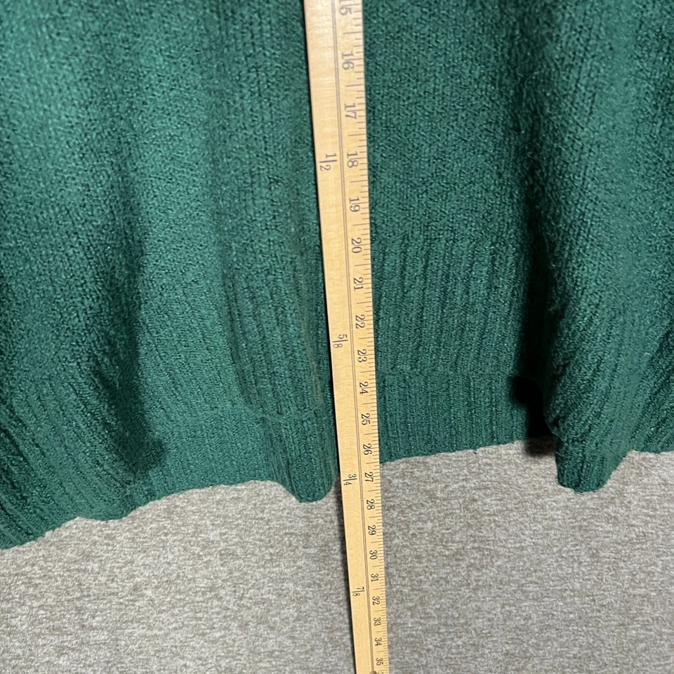 Free People Women's Brookeside Tunic Sweater V Neck Knit Green Size S - Image 3 of 4