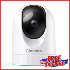 SMART INDOOR SECURITY CAMERA Wireless Wifi Home Surveillance Night Vision Cam